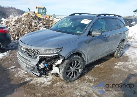 2022 Kia Sorento X-Line Ex z USA, uszkodzony, nr VIN 5XYRHDLF6NG097505